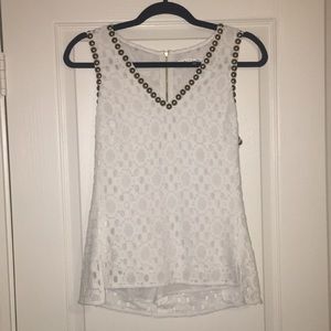 White Trina Turk top